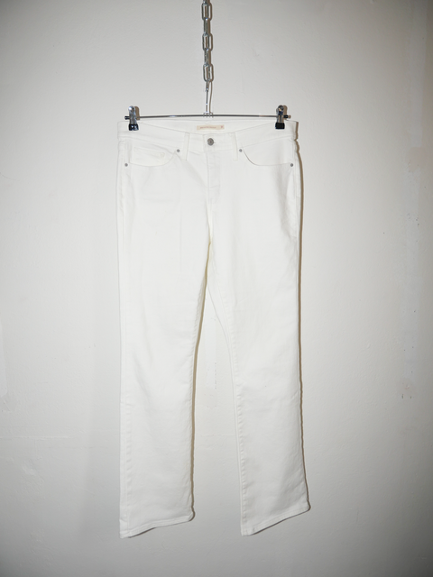 s0123 levi’s 315 white jeans (W31 L32)