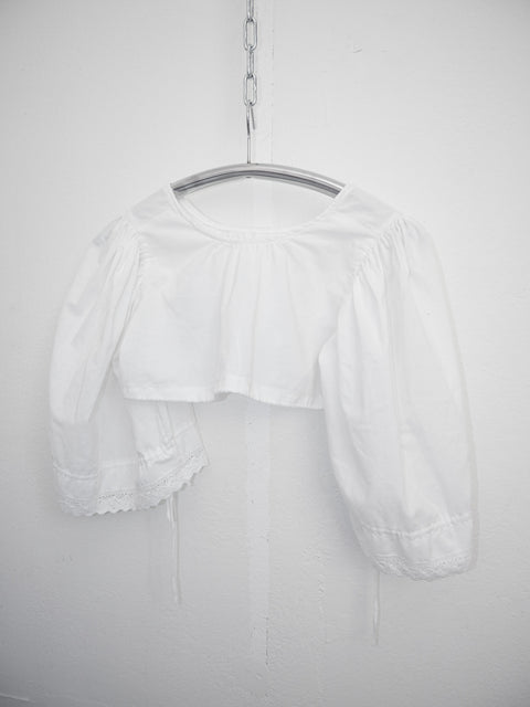 1960's cropped milkmaid blouse