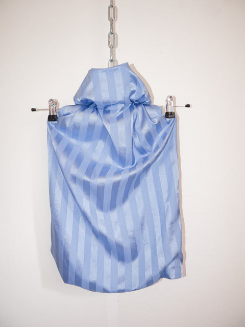 1990's open back satin halter top