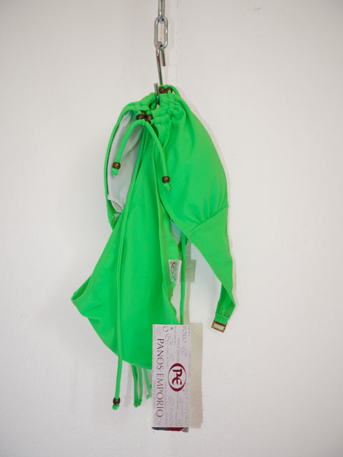 2000's neon green deadstock bikini by Panos Emporio