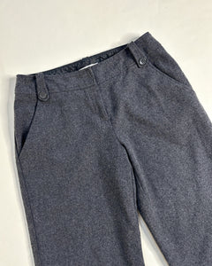 Suit capri pants in grey