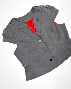 2000’s suit vest top
