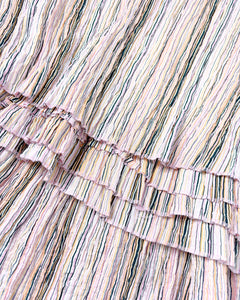 Striped asymmetric 2000’s skirt