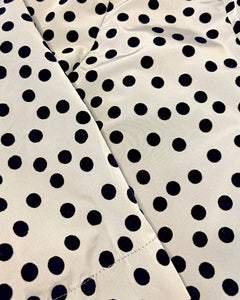 Polkadot quarter sleeve jacket bolero
