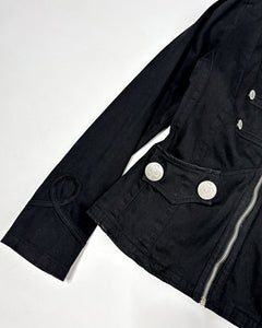 Military marching band large buttons jacket