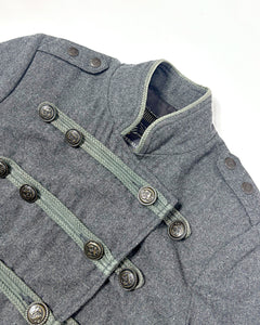 Double buttoned military marching band jacket