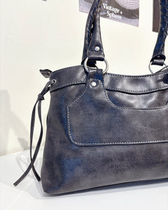 Dark grey city bag