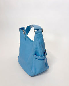 Light blue shoulder bag