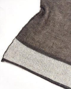 Italian mohair blend turtleneck sleeveless mini dress