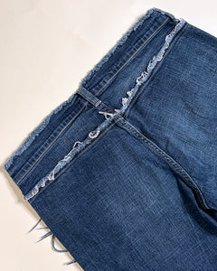 Diesel frayed bootcut jeans