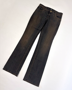 Dolce & Gabbana mud wash low rise bootcut jeans