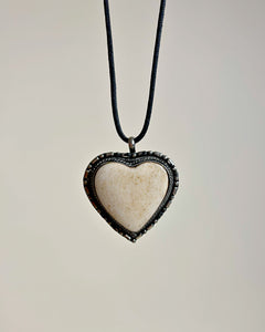 Heart of stone necklace