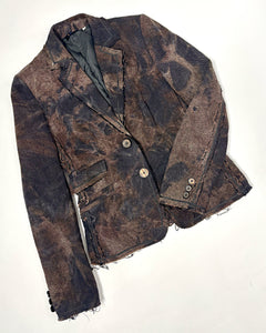 Distressed 90’s fitted blazer jacket
