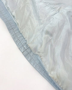 Ice blue 90’s leather jacket
