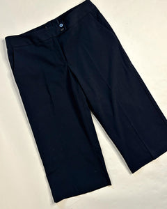 Suit capri pants in black