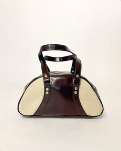 Dark brown 2000’s bowling bag