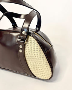 Dark brown 2000’s bowling bag