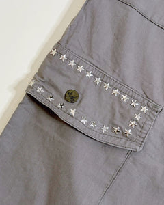 Star studded baggy cargo pants