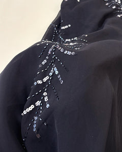 Sequins embroidered slinky dress