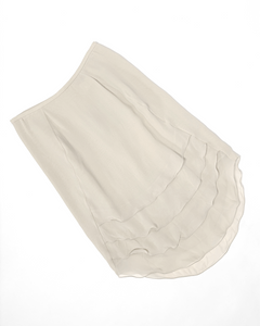 Giorgio Armani 90’s pure silk layered midi skirt