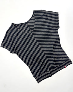 2000’s striped drapey T-shirt