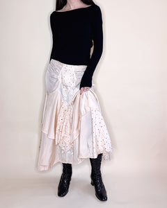 80’s rococo revival midi skirt