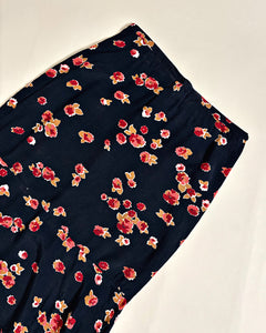 Floral midi skirt