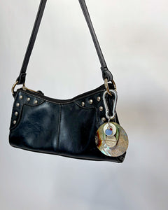 Stacked pearlescent bag charm