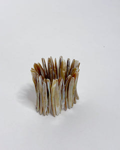 Mother of pearl statement bracelet