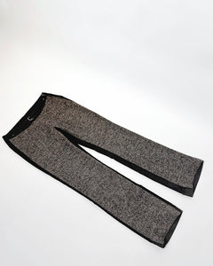 Diesel herringbone wool & denim pants