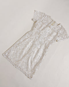 60’s lace shift mini dress