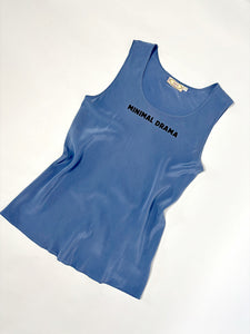 “Minimal drama” Upcycled 90’s silk set