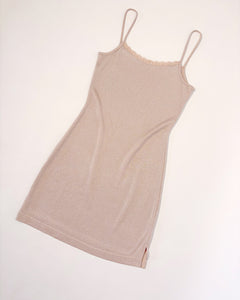 Naked silver shimmer dress