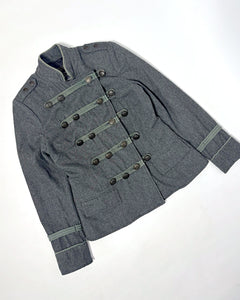 Double buttoned military marching band jacket
