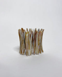 Mother of pearl statement bracelet
