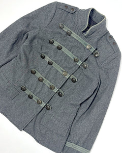 Double buttoned military marching band jacket
