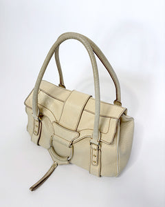 Dolce & Gabbana D-ring satchel leather bag