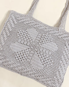 Crochet tote bag