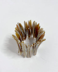 Mother of pearl statement bracelet