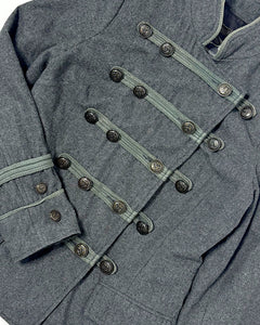 Double buttoned military marching band jacket