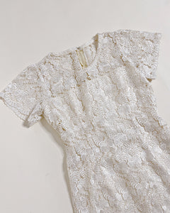 60’s lace shift mini dress