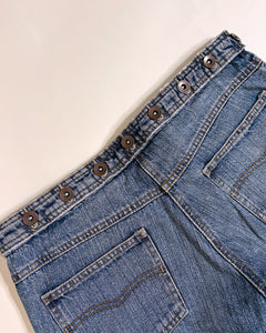 Buttoned 90’s low rise straight jeans