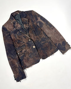 Distressed 90’s fitted blazer jacket
