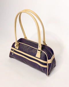 Plum purple 2000’s bowling bag