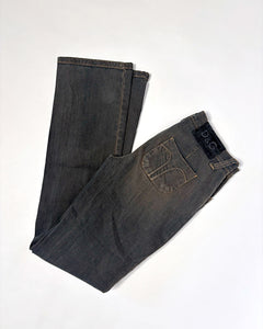 Dolce & Gabbana mud wash low rise bootcut jeans