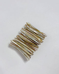 Mother of pearl statement bracelet