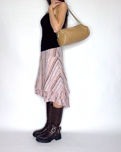 Striped asymmetric 2000’s skirt