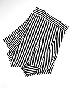 Asymmetric stripe 2000’s midi skirt