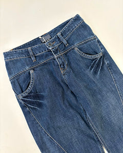 Low waist wide leg jeans