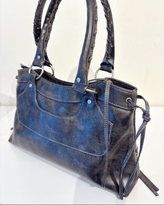 Dark grey city bag